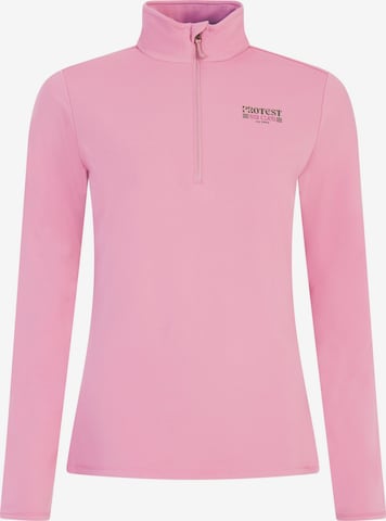 PROTEST Sportsweatshirt 'PRTGentle' in Pink: Vorderseite