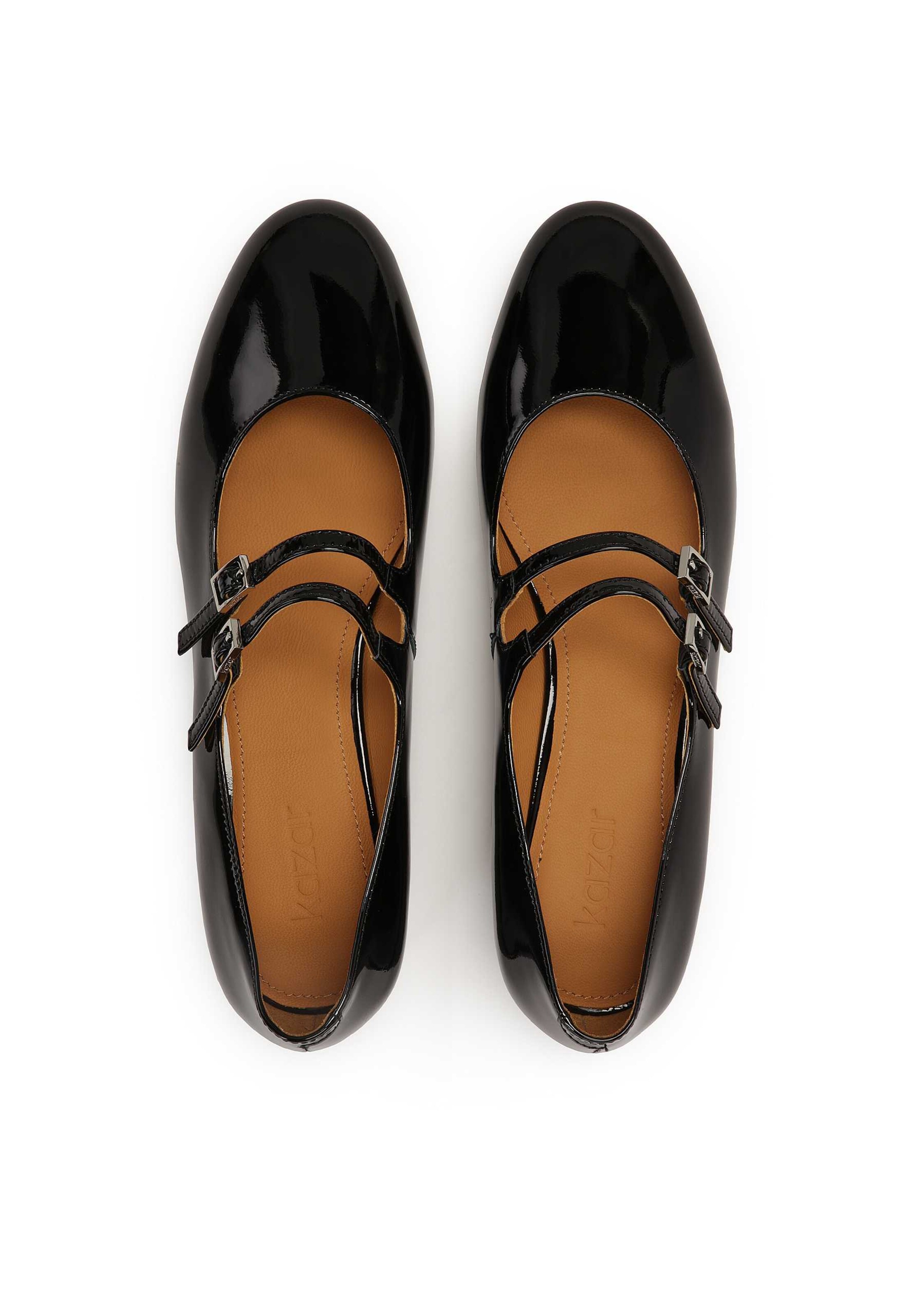 Kazar Strap ballerina 'Kaja' in Black