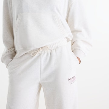 Felpa 'Trackside' di new balance in bianco