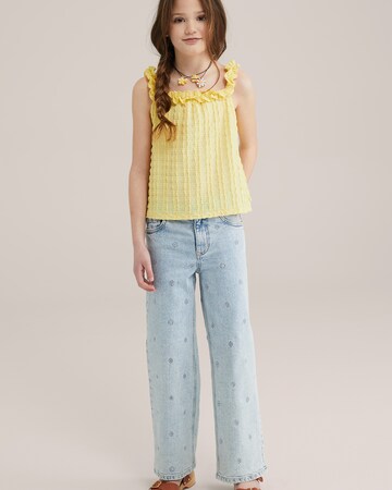 WE Fashion Топ в Желтый