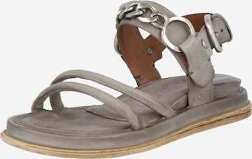 A.S.98 Sandals 'Pola21' in Grey: front