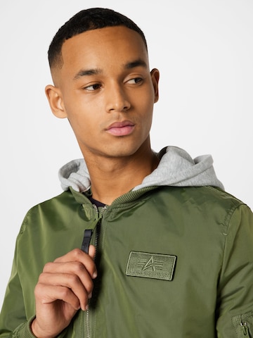 ALPHA INDUSTRIES Prechodná bunda - Zelená