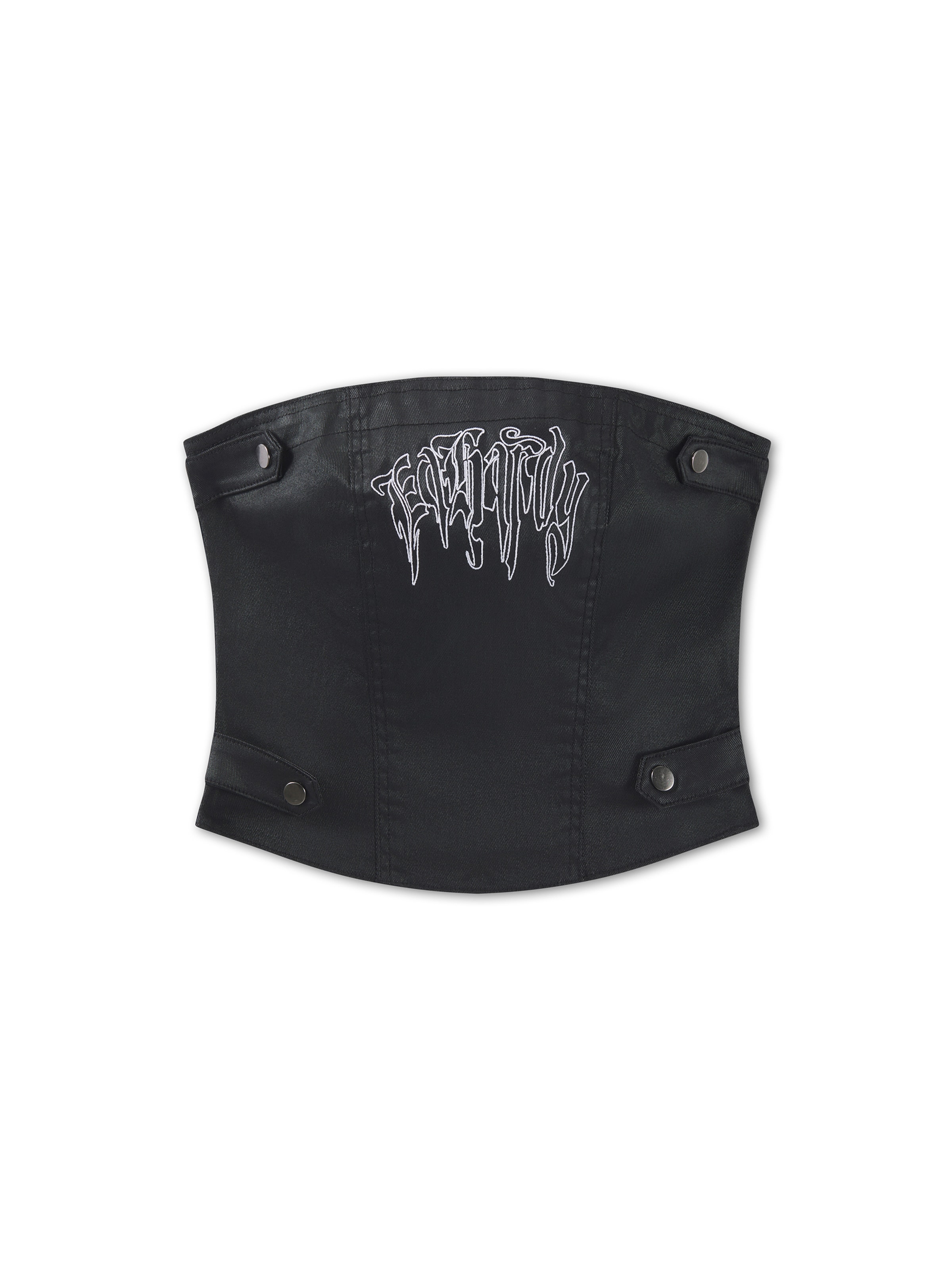 Ed Hardy - Top en negro: frente
