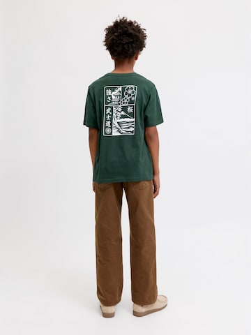 Jack & Jones Junior Paita 'JJDYLAN' värissä vihreä