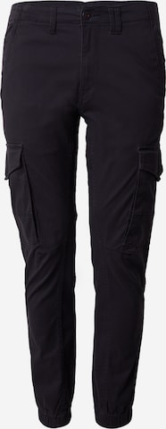 Pantaloni cargo di JACK & JONES in nero: frontale