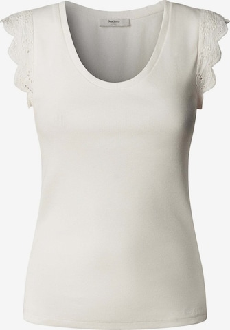 Maglietta 'Mireya' di Pepe Jeans in bianco: frontale