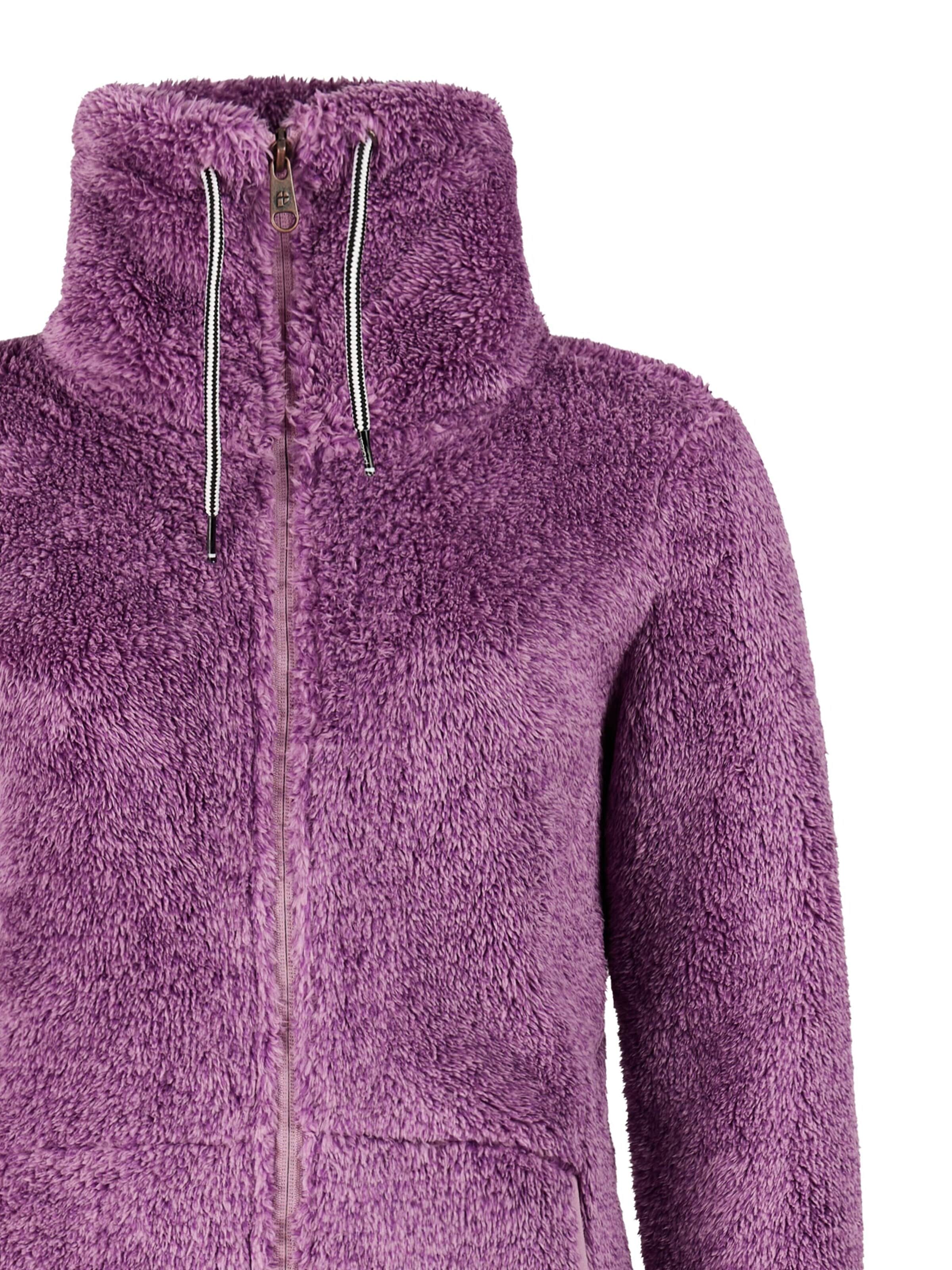 PROTEST Fleece Jacket 'RIRI' in Purple