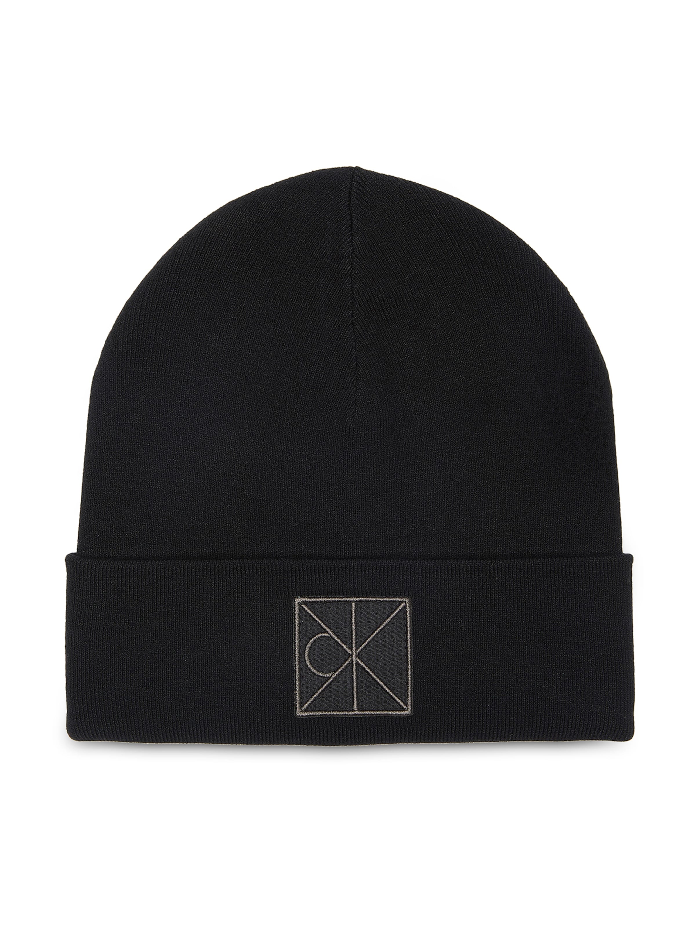 Bonnet Calvin Klein en noir : devant