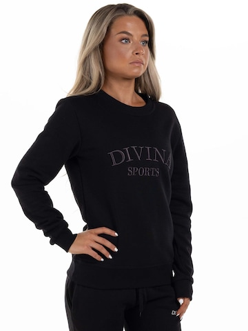 Sweat-shirt 'Core' Divina en noir