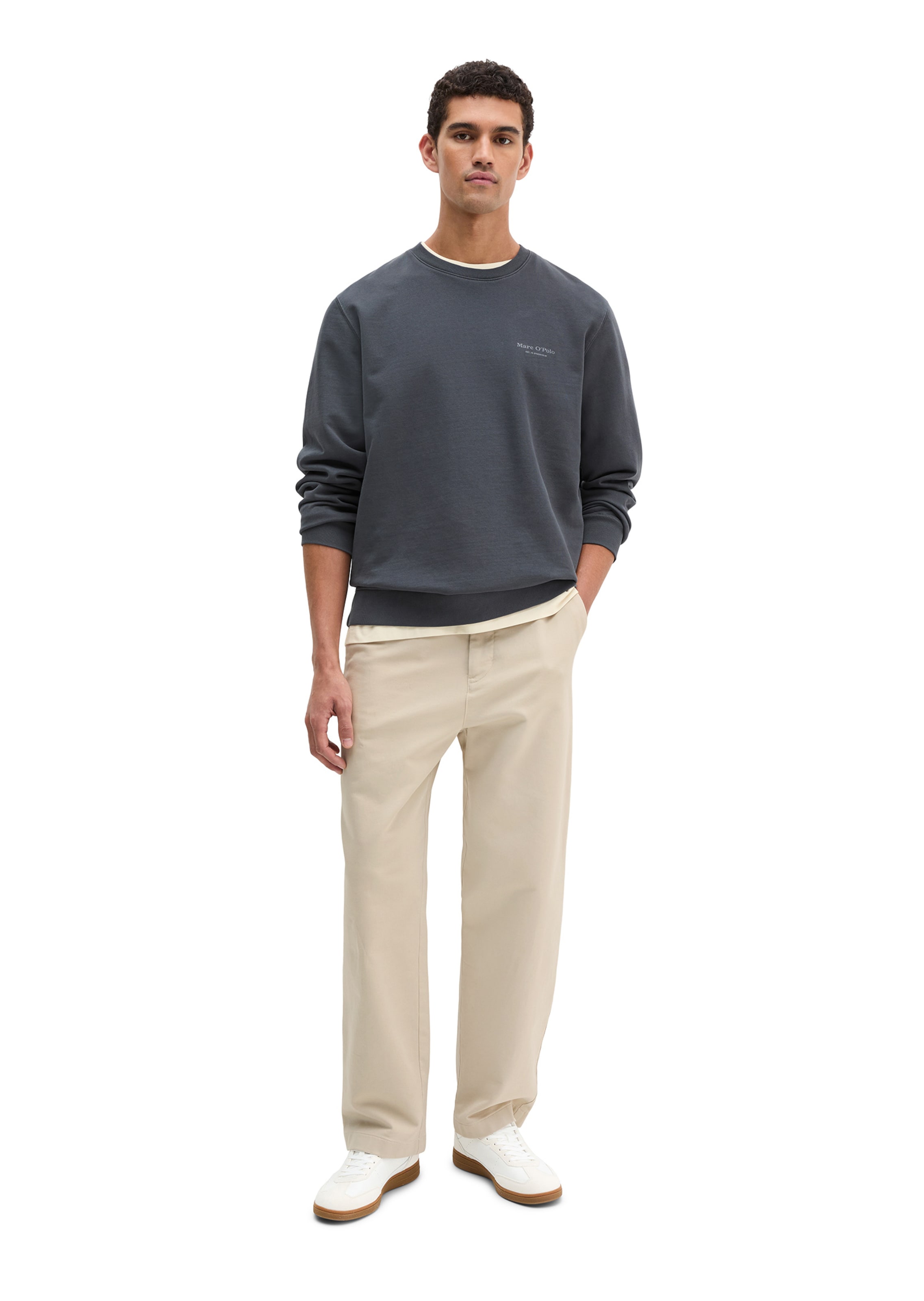 Marc O'Polo Sweatshirt in Grau