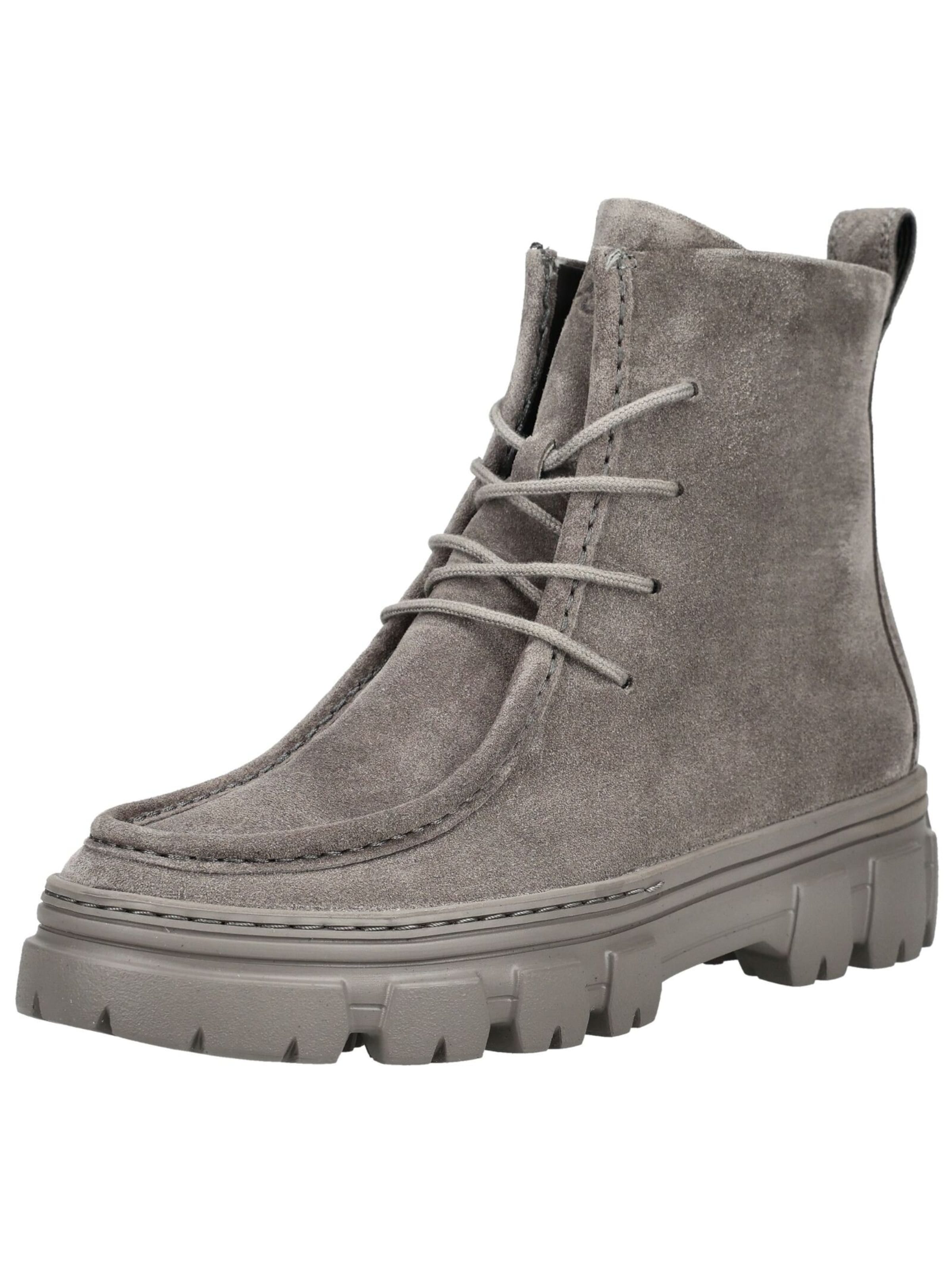 Stivaletto stringato di Paul Green in grigio: frontale