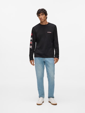 Karl Lagerfeld Póló ' IKON LONG-SLEEVED ' - fekete