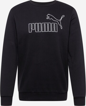 PUMA - Sweatshirt de desporto 'Ess Elevated' em preto: frente