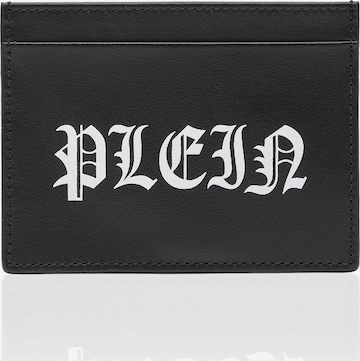 Portamonete di Philipp Plein in nero: frontale