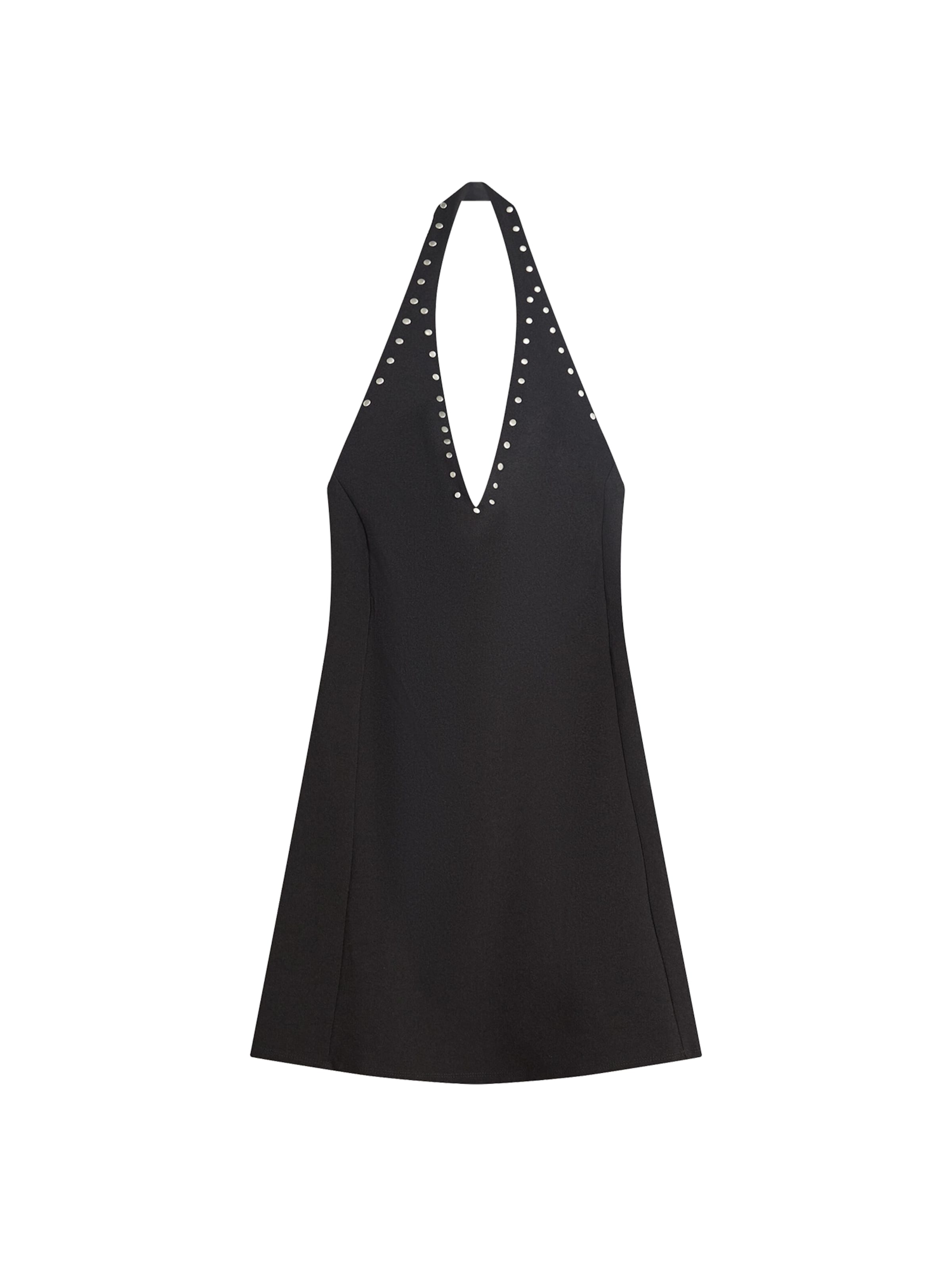 Bershka Šaty - Čierna: predná strana