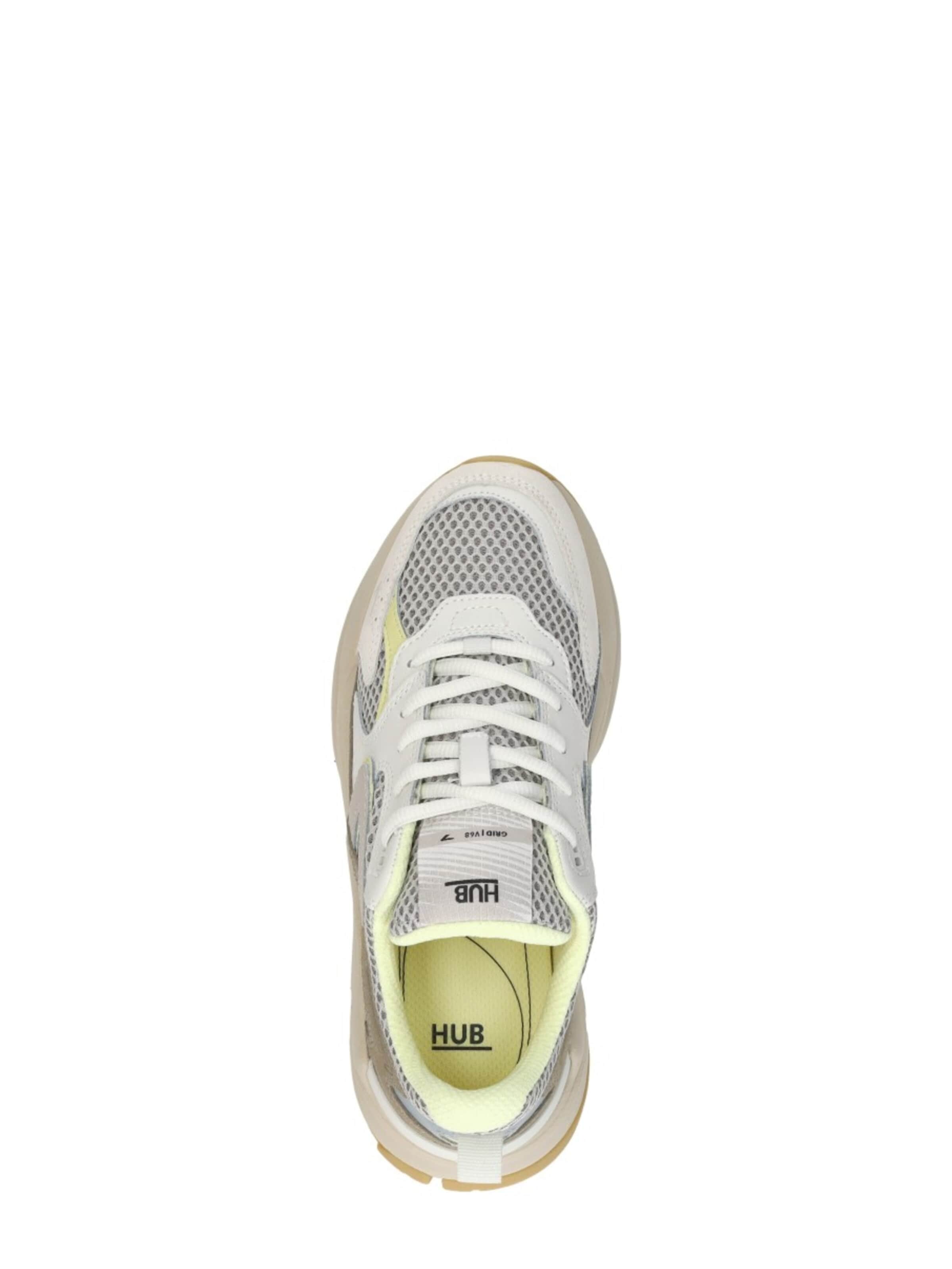 HUB Sneakers laag 'Grid M46' in Beige