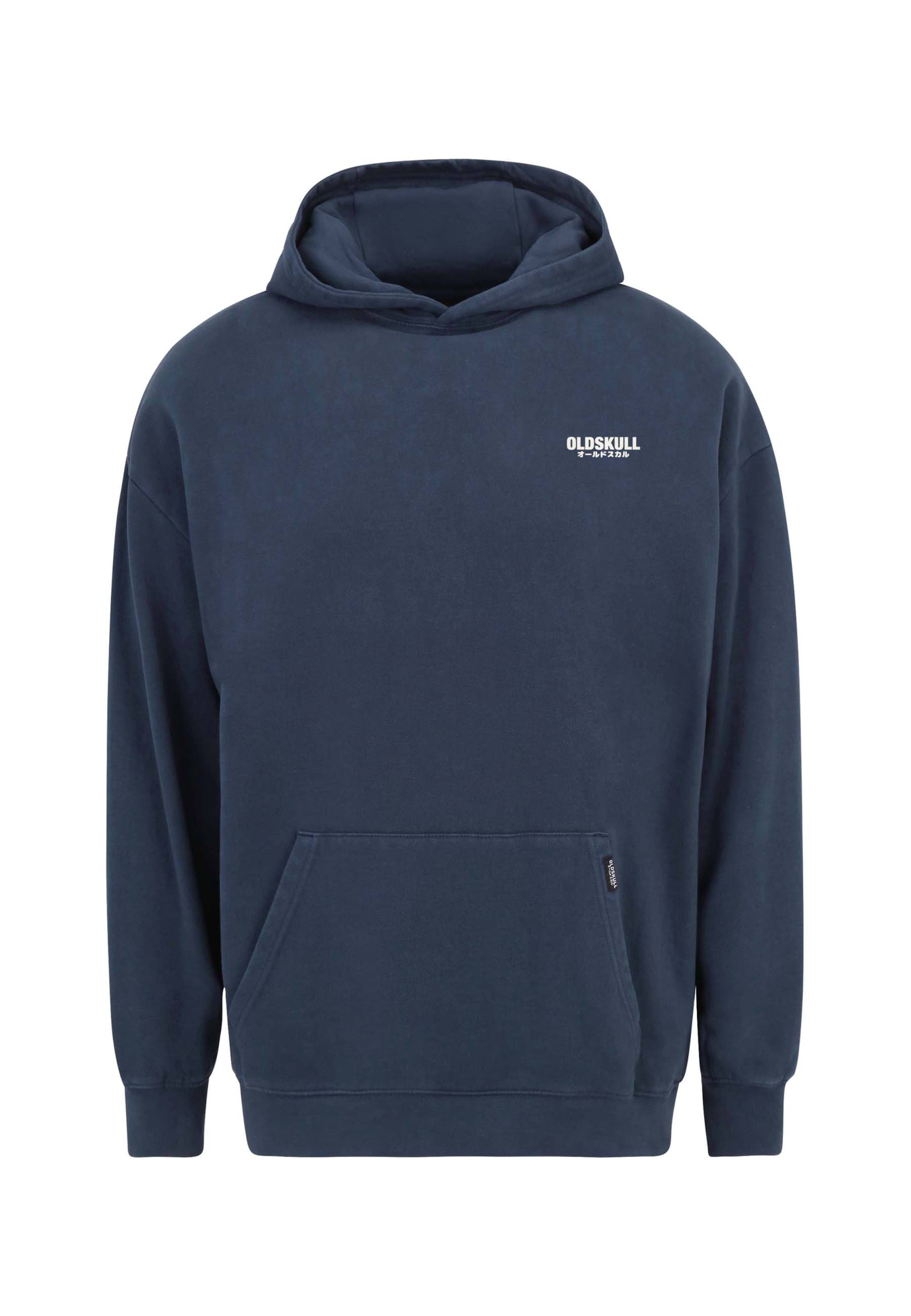 Oldskull Sweatshirt in Blau: Vorderseite