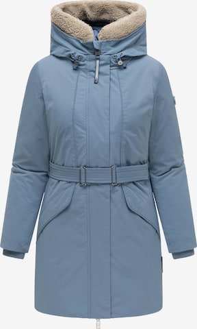 Cappotto invernale 'Calistaa 16' di MARIKOO in blu: frontale