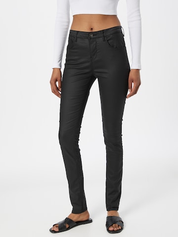 GARCIA Skinny Jeans 'Celia' in Zwart: voorkant