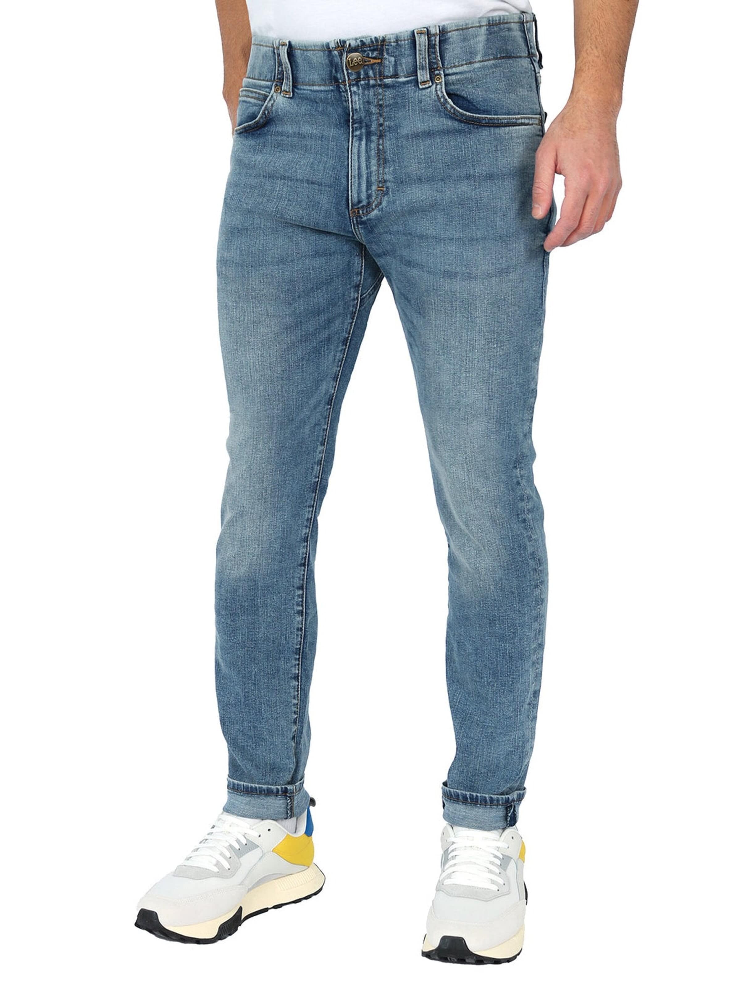 Lee Skinny Jeansy 'SUPERSTRETCH XM' w kolorze niebieski