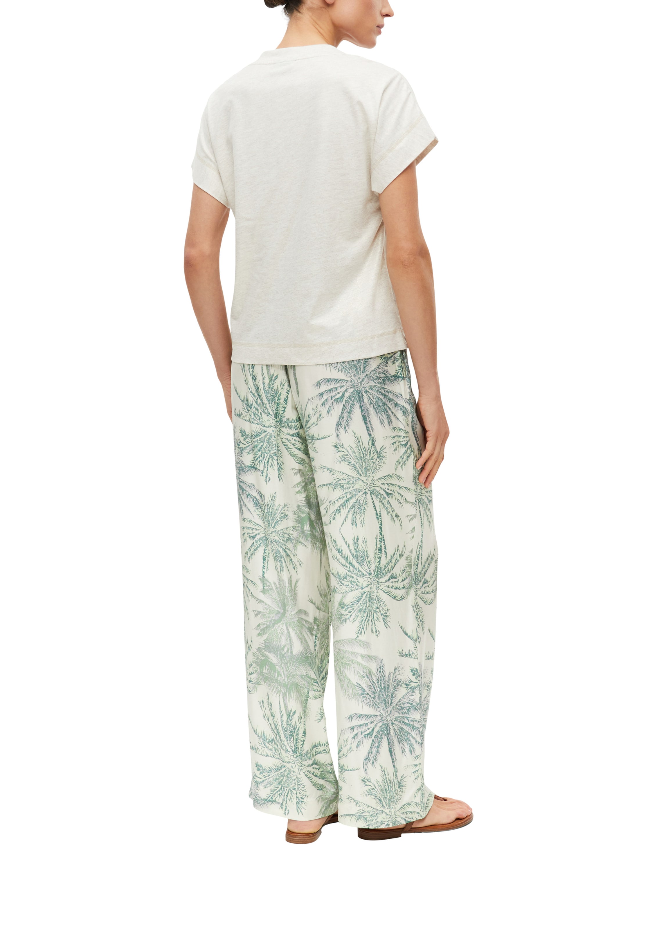 T-shirt s.Oliver BLACK LABEL en beige