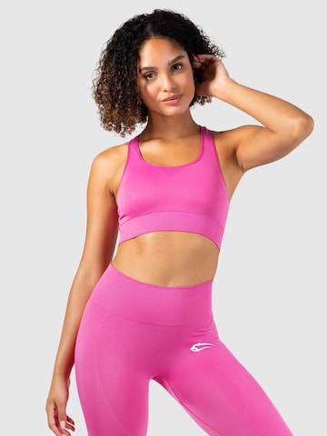 Smilodox Bralette Sports Bra 'Amy' in Pink: front