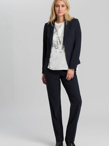 MARC AUREL Regular Pleated Pants in Blue