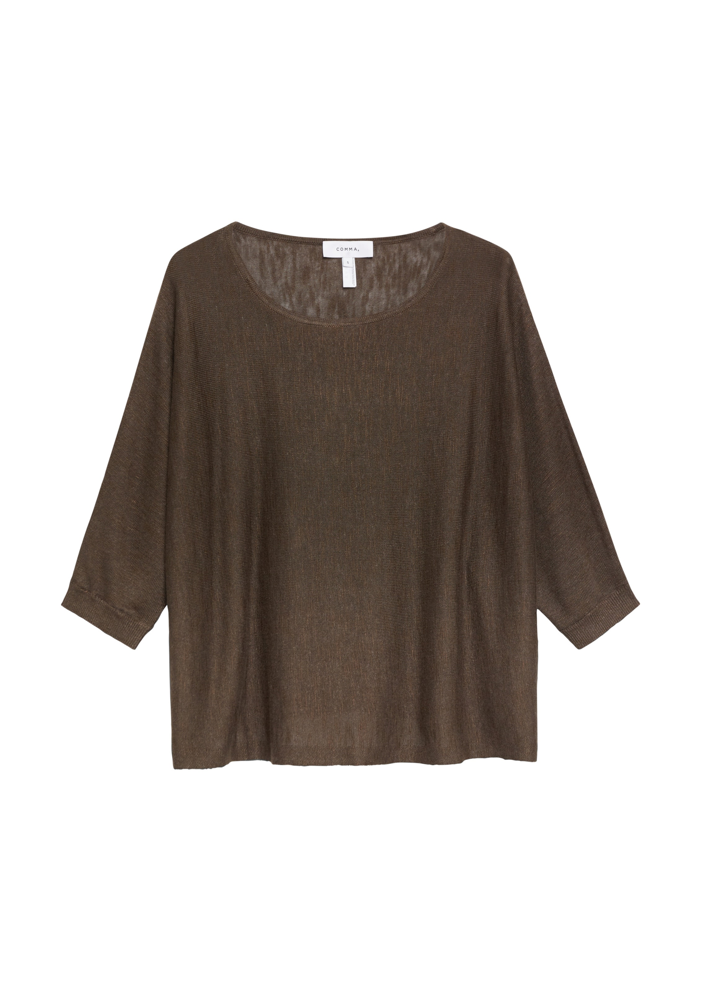 Pull-over COMMA en marron : devant