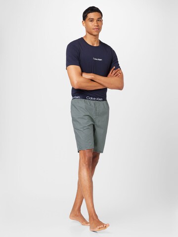 Calvin Klein Underwear Piżama krótka w kolorze niebieski