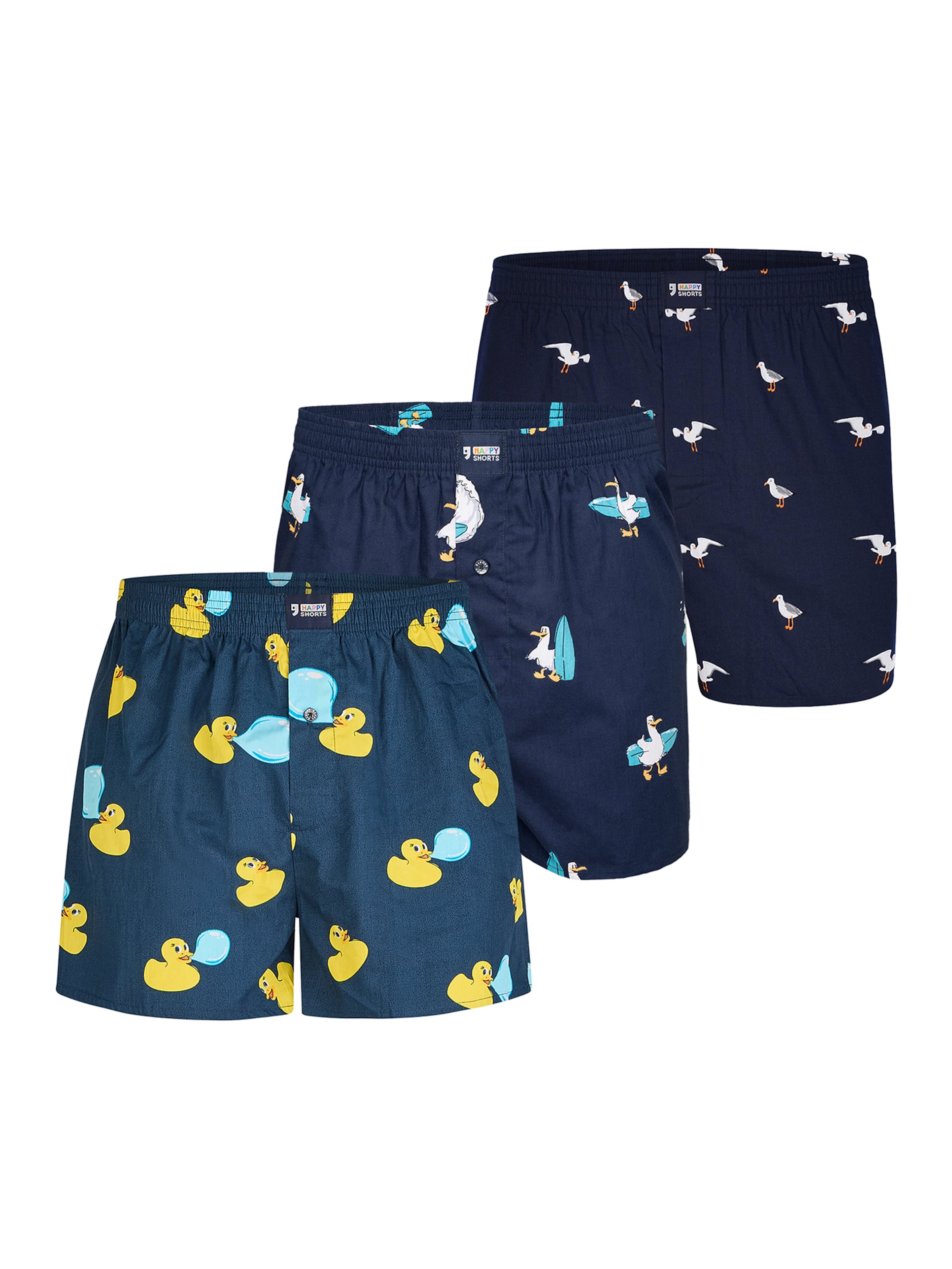 Happy Shorts Boxer shorts ' Motiv Mix ' in L in Dark blue / Mixed colours, Item view