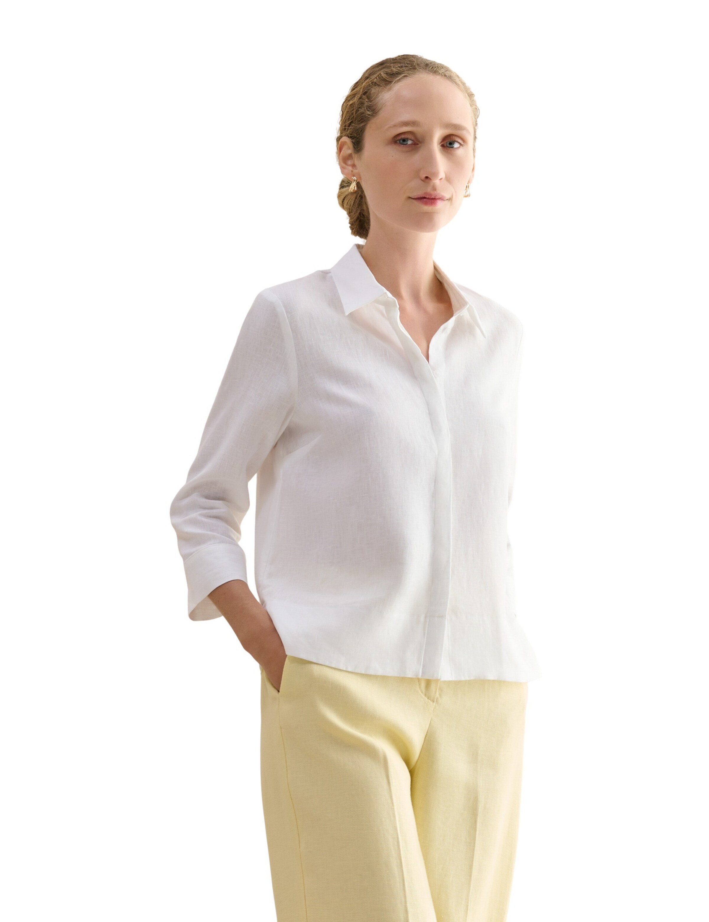 Hobbs London Shirt in White: front