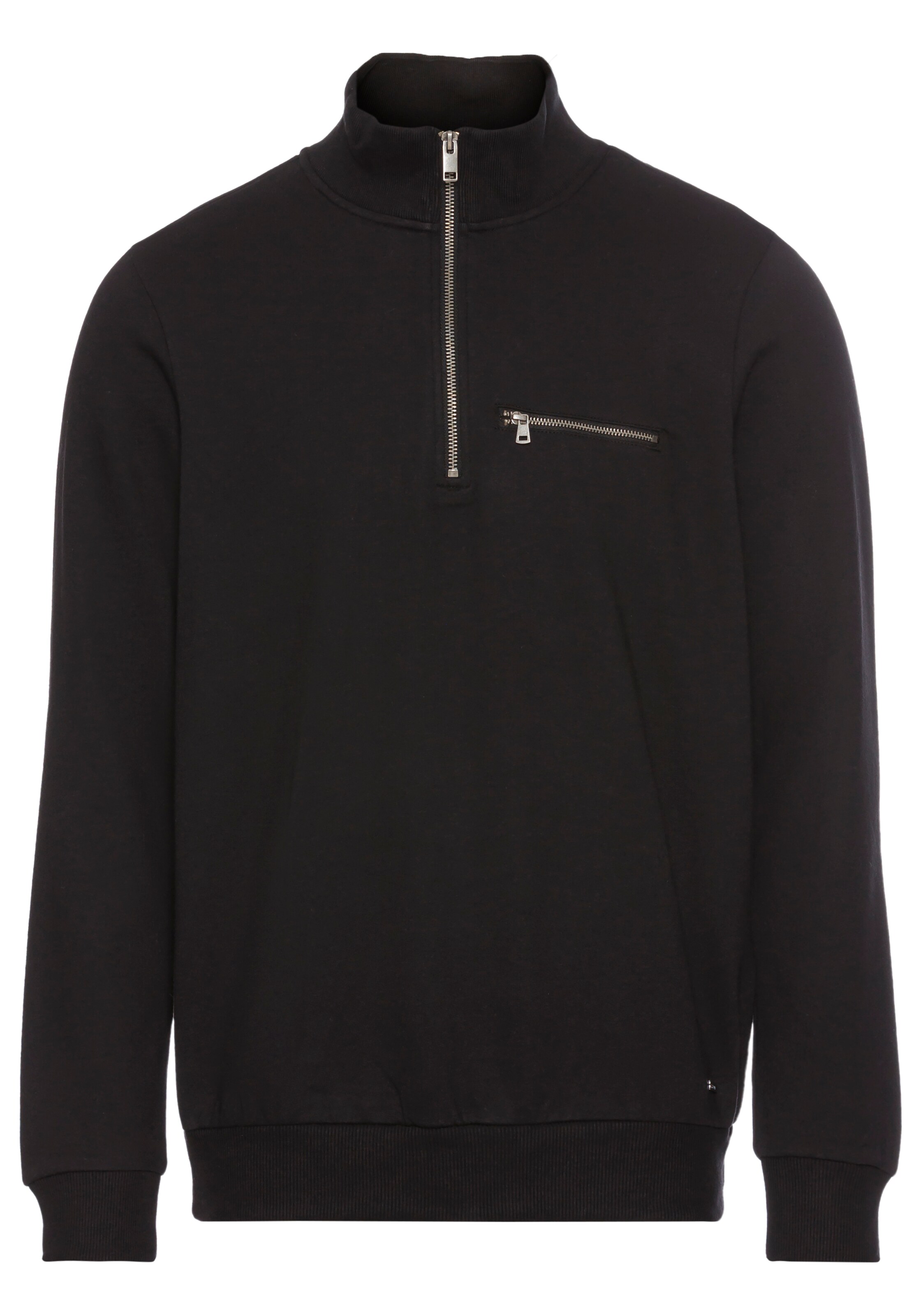 Bruno Banani LM Sweatshirt in Schwarz: Vorderseite