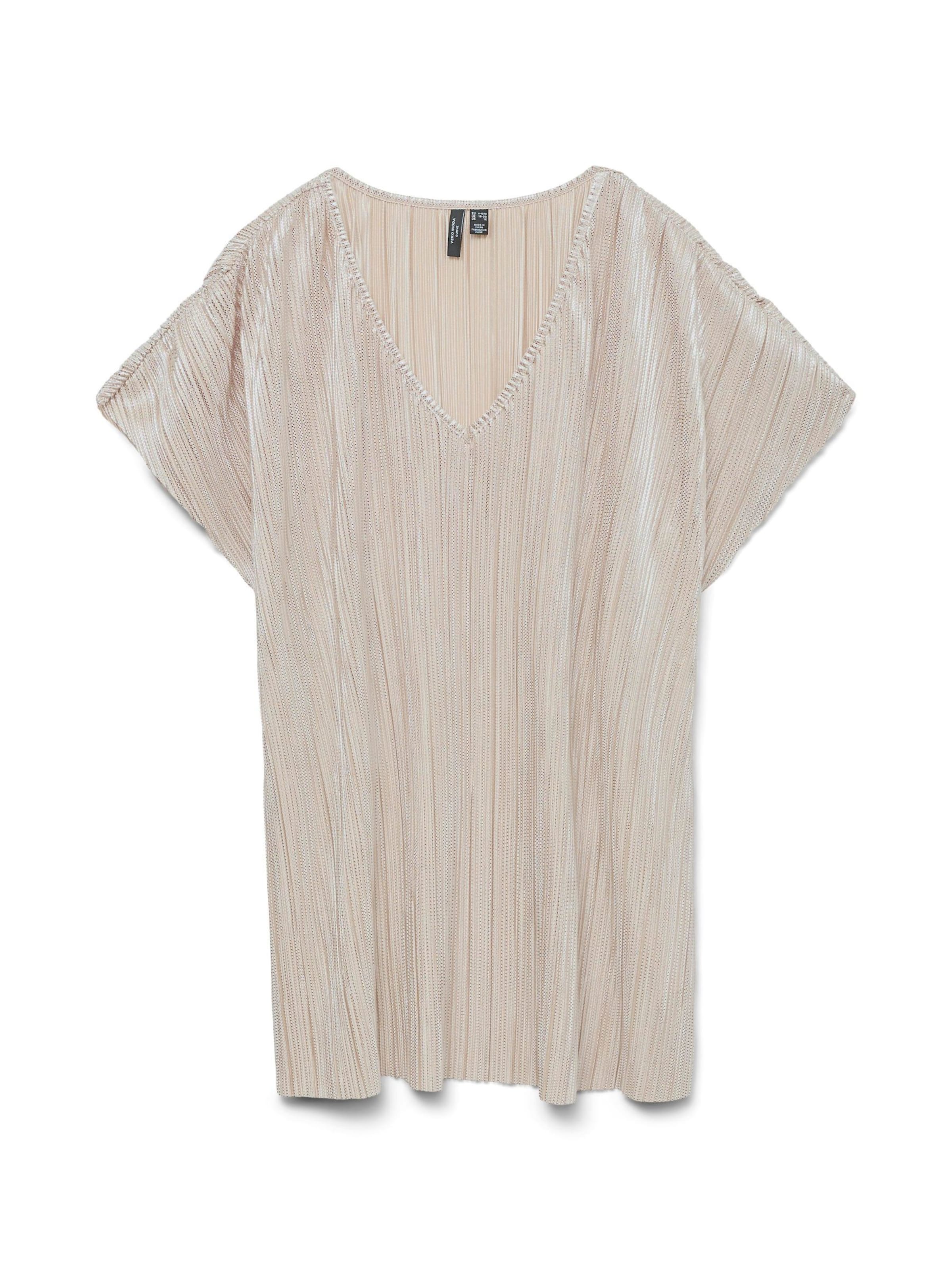 Vero Moda Curve - Camiseta 'VMCduvi' en beige: frente