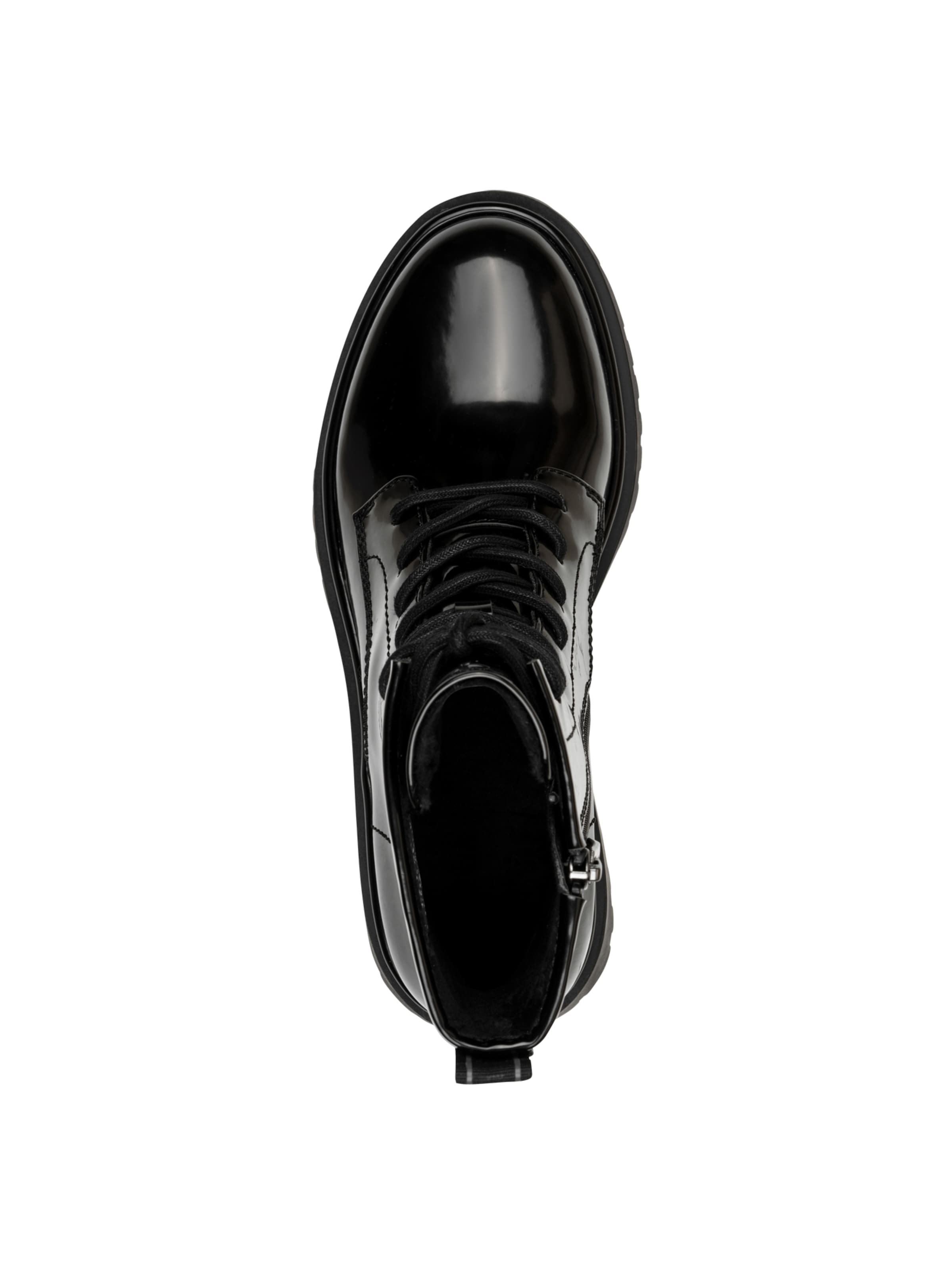 Tamaris Lace-up bootie in Black