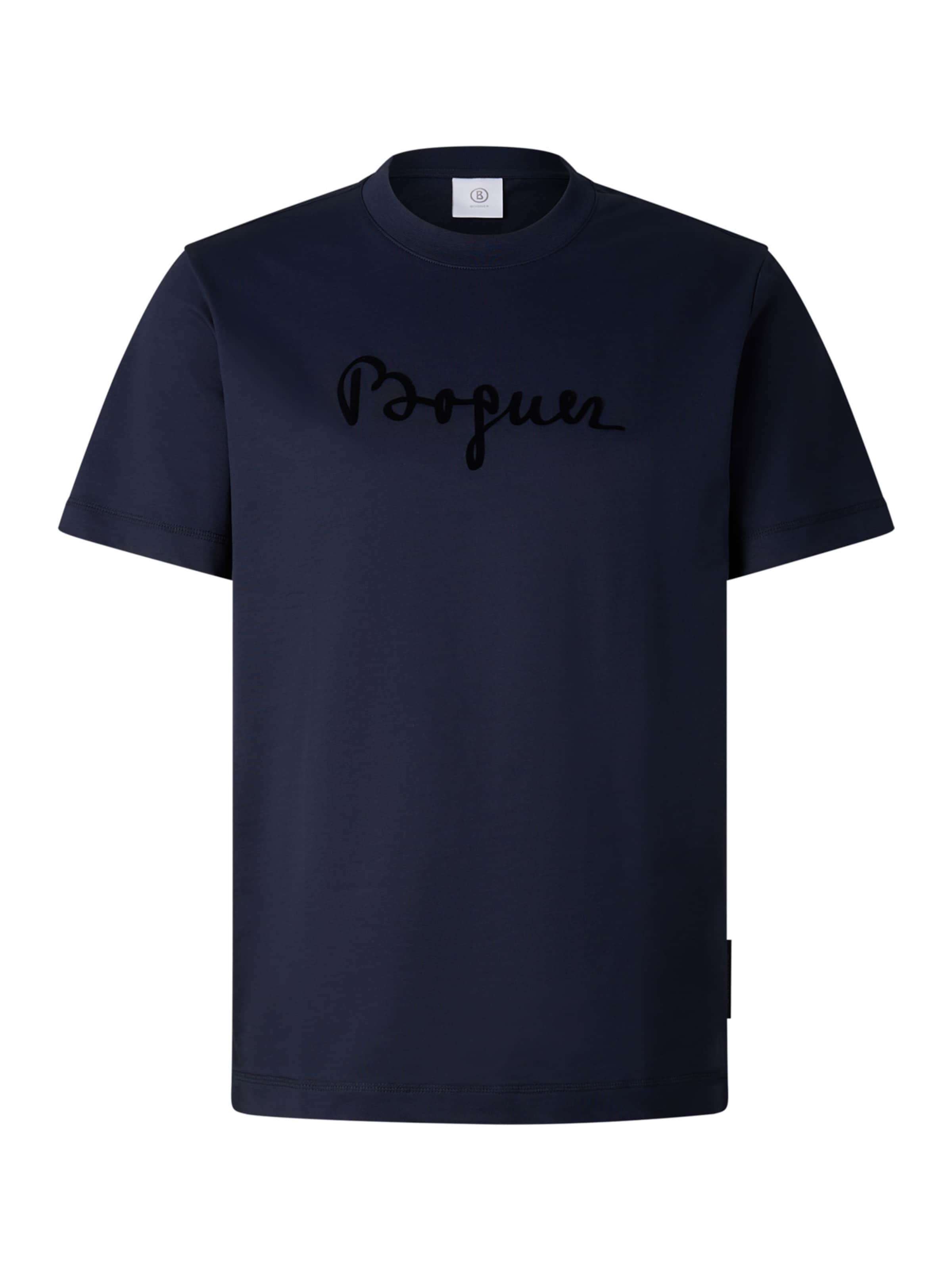BOGNER T-Shirt 'Lukas' in S in navy / schwarz, Produktansicht