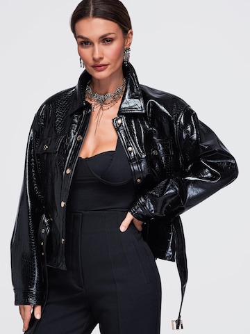 Ombre Between-Season Jacket in Black