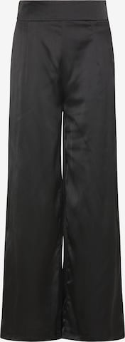 usha BLACK LABEL Wide leg Trousers in Black: front