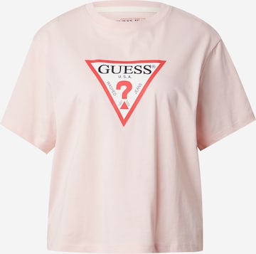 GUESS JEANS T-Shirt in Pink: Vorderseite