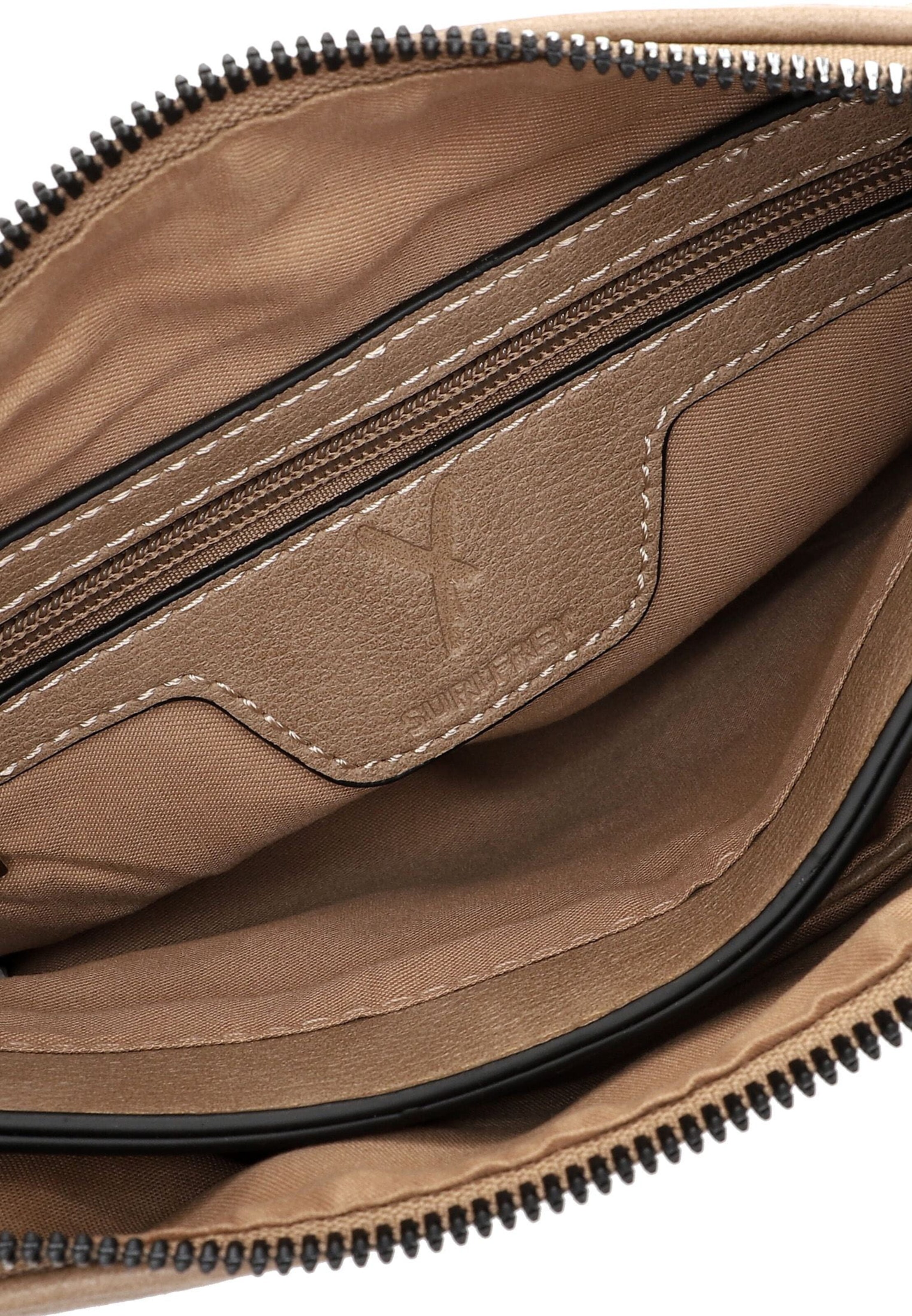 Sac bandoulière 'Piggy' Suri Frey en marron