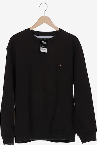 TOMMY HILFIGER Sweatshirt & Zip-Up Hoodie in M in Black: front
