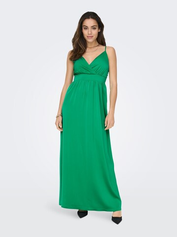 Robe de soirée ONLY en vert : devant