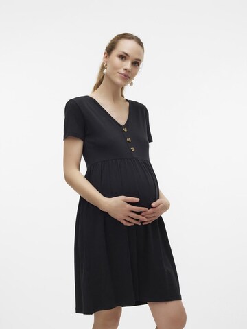 Robe 'EVA LIA' MAMALICIOUS en noir : devant