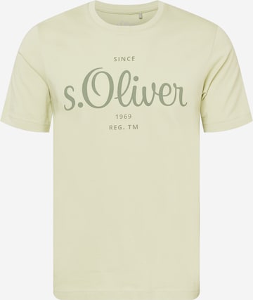 T-Shirt s.Oliver en vert : devant