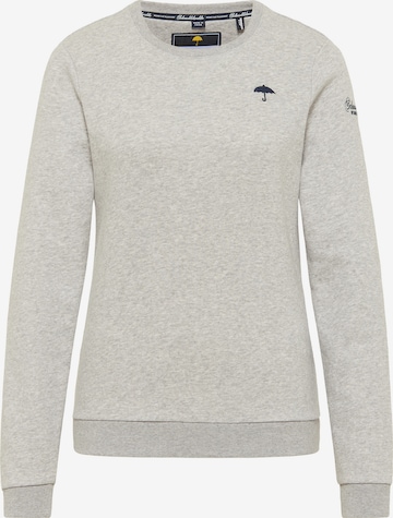 Schmuddelwedda Sweatshirt in Grijs: voorkant