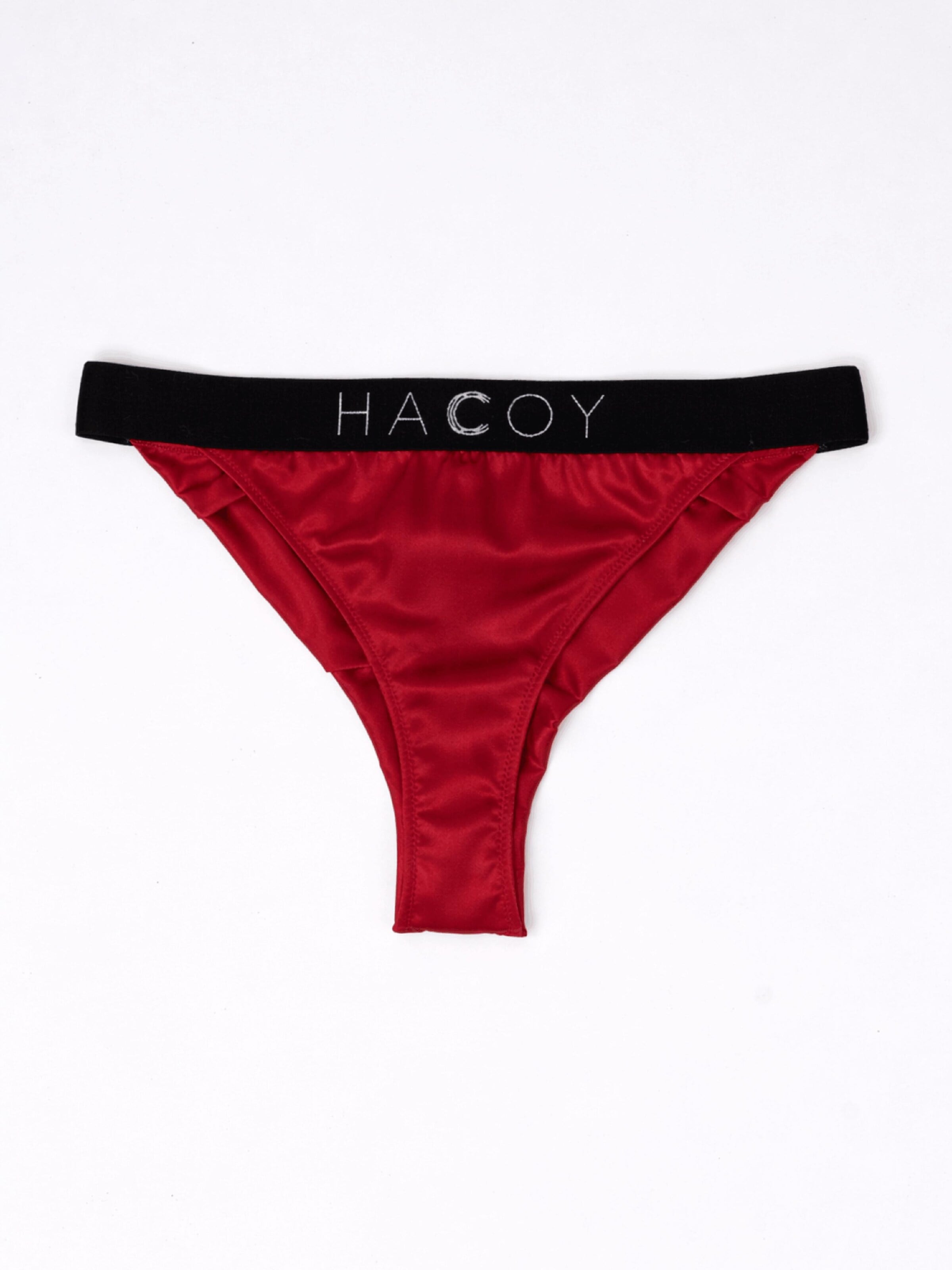 HACOY Slip 'Invisible' in Red: front