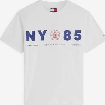 T-Shirt Tommy Jeans en blanc : devant