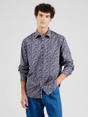 Jack's Regular fit Button Up Shirt in Blue: front