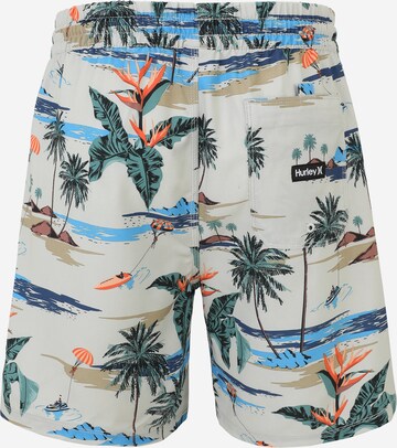 Hurley Sportbadehose in Grau