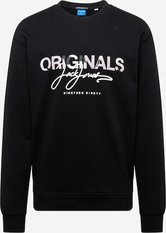 JACK & JONES Sweatshirt 'ARUBA' in Black: front