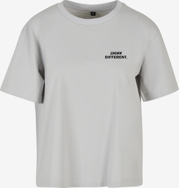 Urban Classics Shirt 'Think Everyday' in Grau: Vorderseite